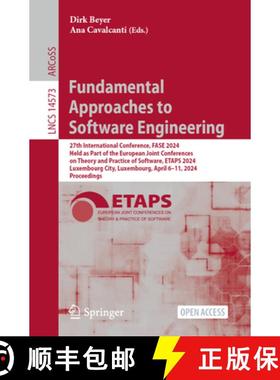 【3-4周达】Fundamental Approaches to Software Engineering: 27th International Conference, Fase 2024, ... [9783031572586]