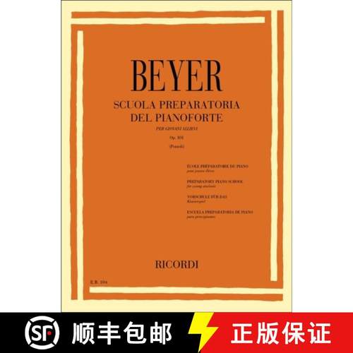 【3-4周达】Scuola Preparatoria Del Pianoforte Op. 101 [9790041801049]