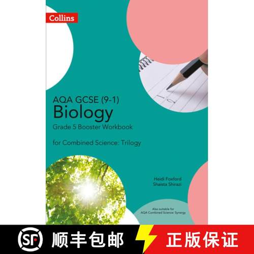 【3-4周达】Collins GCSE Science - Aqa GCSE 9-1 Biology for Combined Science Grade 5 Booster Workbook [9780008296537]