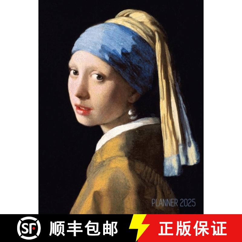 【2-3周达】Girl With a Pearl Earring Planner 2025: Johannes Vermeer | Artsy Year Agenda: January-Dece... [9781965994382]