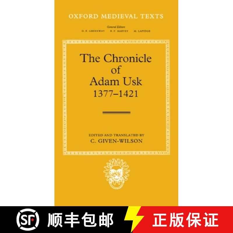 【2-3周达】The Chronicle of Adam Usk 1377-1421 [9780198204831]