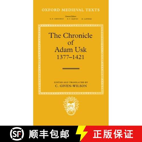 【3-4周达】The Chronicle of Adam Usk 1377-1421 [9780198204831]
