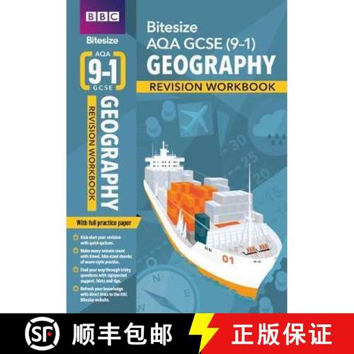 【3-4周达】BBC Bitesize AQA GCSE (9-1) Geography Workbook for home learning, 2021 assessments and 202... [9781406685961]