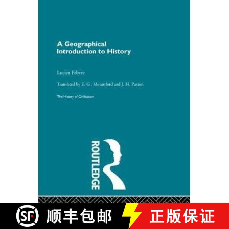 【3-4周达】精装 A Geographical Introduction to History [9780415155625]