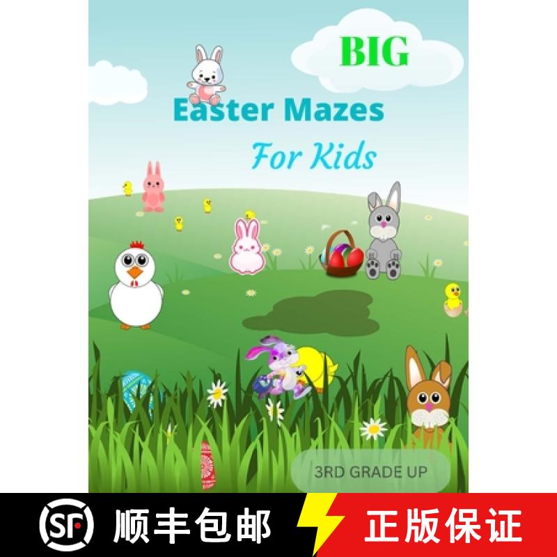 【3-4周达】Big, Fun, and Challenging Mazes for Kids 7 - 10: Mazes Improve Problem-Solving, Concentrat... [9781329173743]