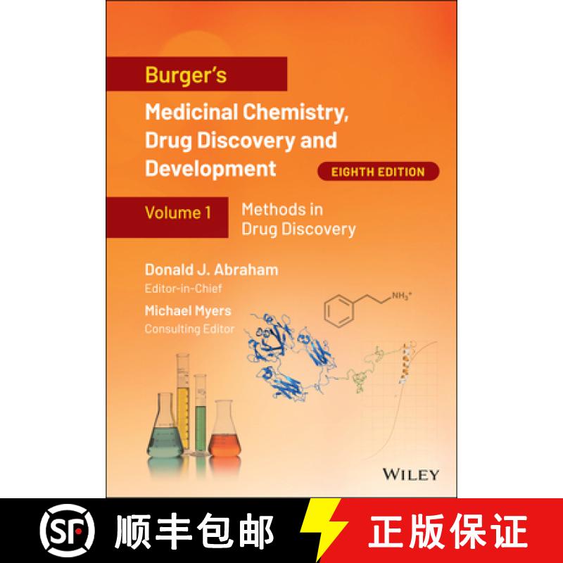 【3-4周达】Burger'S Medicinal Chemistry, Drug Discovery And Development, Eighth Edition Set Volumes 1... [9781119530305]