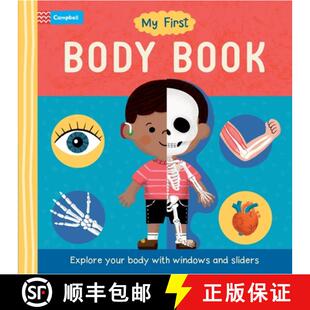 【3-4周达】My First Body Book : Explore your body with windows and sliders [9781529095630]