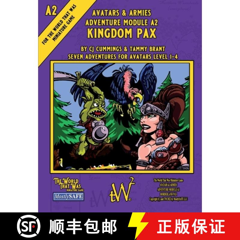 【3-4周达】Avatars & Armies Adventure Module A2 - Kingdom Pax [9781312733848]