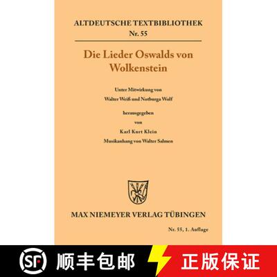 预订 Die Lieder Oswalds von Wolkenstein [9783111280431]