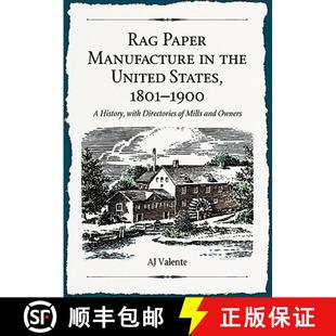 with History Manufacture United 1801 the 9780786458639 Mil... Rag 4周达 1900 Paper Directories States