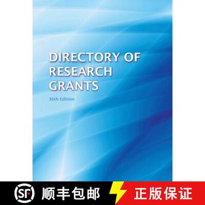 【3-4周达】Directory of Research Grants 2013 [9780986035708]