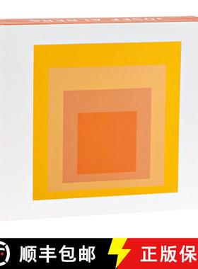 现货 Teneues - Quicknotes: Josef Albers, Notecards with Box, 20 Full Color Notecards, 20 Classic Whit... [9781623257767]