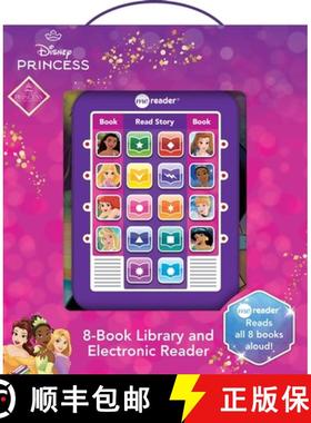 【3-4周达】Disney Princess: Me Reader 8-Book Library and Electronic Reader Sound Book Set: Me Reader:... [9781503761674]