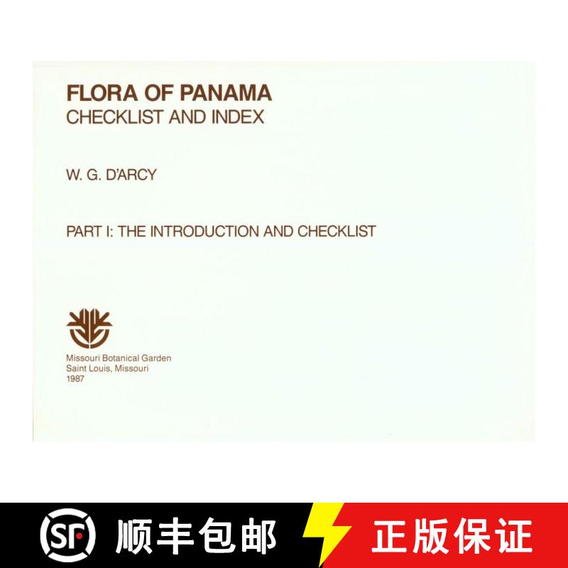 预订 Flora of Panama: Checklist and Index, Part 1: The Introduction and Checklist [9780915279081]