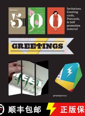 【3-4周达】500 Greetings: Invitations, Postcards, Self-Promotional Material and other RSVP Ideas: Inv... [9788415967712]