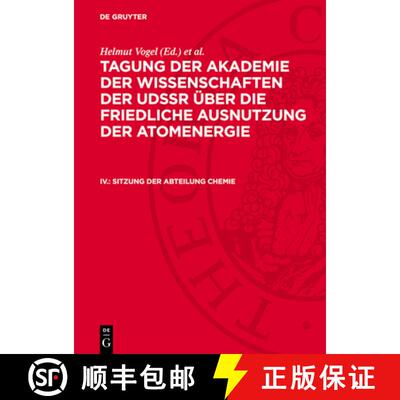【3-4周达】精装 Sitzung Der Abteilung Chemie [9783112749005]