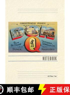 预订 Vintage Lined Notebook Greetings from Don Q, Ponce, Puerto Rico [9798385424047]