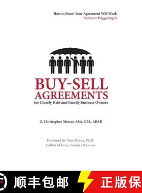 预订 Buy-Sell Agreements for Closely Held and Family Business Owners [9780982536438]
