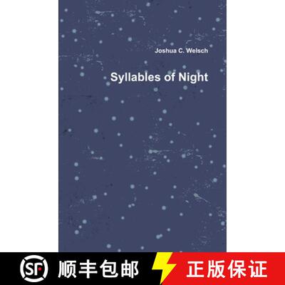【3-4周达】Syllables of Night [9780578132525]