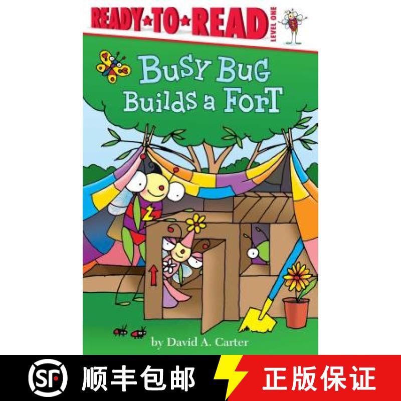【3-4周达】Busy Bug Builds a Fort: Ready-To-Read Level 1 [9781481440486]