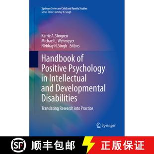 Handbook 9783319865409 Translati... Intellectual 4周达 and Positive Disabilities Psychology Developmental