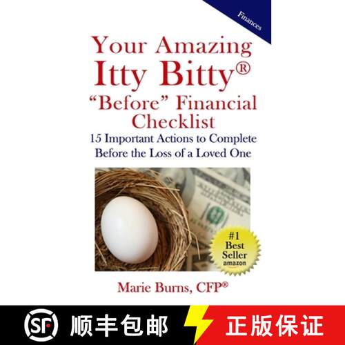 【3-4周达】Your Amazing  Itty Bitty BEFORE Financial Checklist: 15 Important Actions to Complete Befo... [9780999651926]