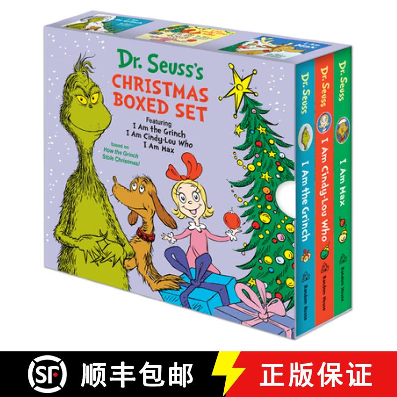 【3-4周达】Dr. Seuss's Christmas 3-Book Boxed Set: I Am the Grinch, I Am Cindy-Lou Who; I Am Max: Bas... [9798217120789]
