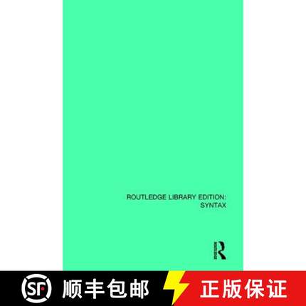 【3-4周达】Theory of Complementation in English Syntax [9781138208629]