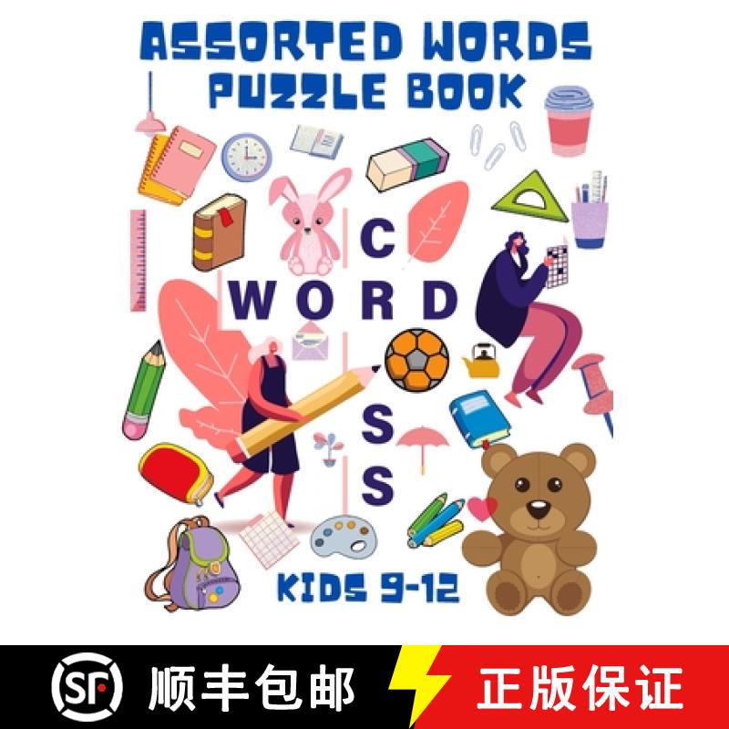 【2-3周达】Assorted Words Puzzle Book Kids 9-12: Word Search Book for Kids - Word Find Books for Chil... [9786069527498]