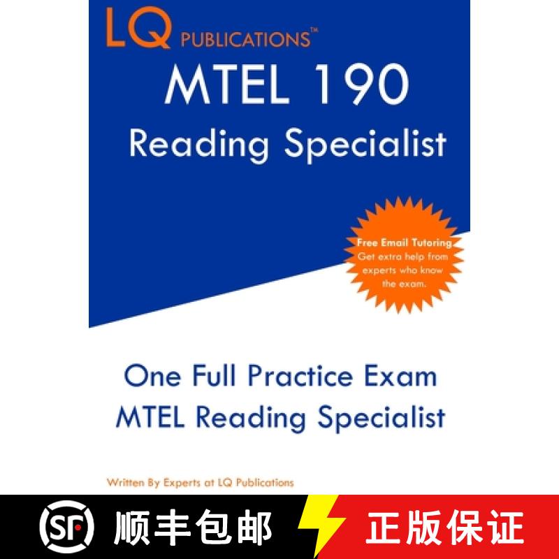 【3-4周达】MTEL Reading Specialist: One Full Practice Exam - Free Online Tutoring - Updated Exam Ques... [9781649263933]
