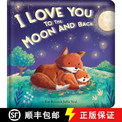 【3-4周达】I Love You to the Moon and Back: Padded Board Book: Picture Storybook [9780655241072]