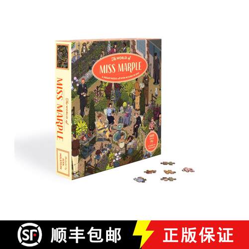 现货 拼图 马普尔小姐的世界 The World of Miss Marple 1000 Piece Puzzle: A 1000-Piece Jigsaw Puzzle [9781399608657]