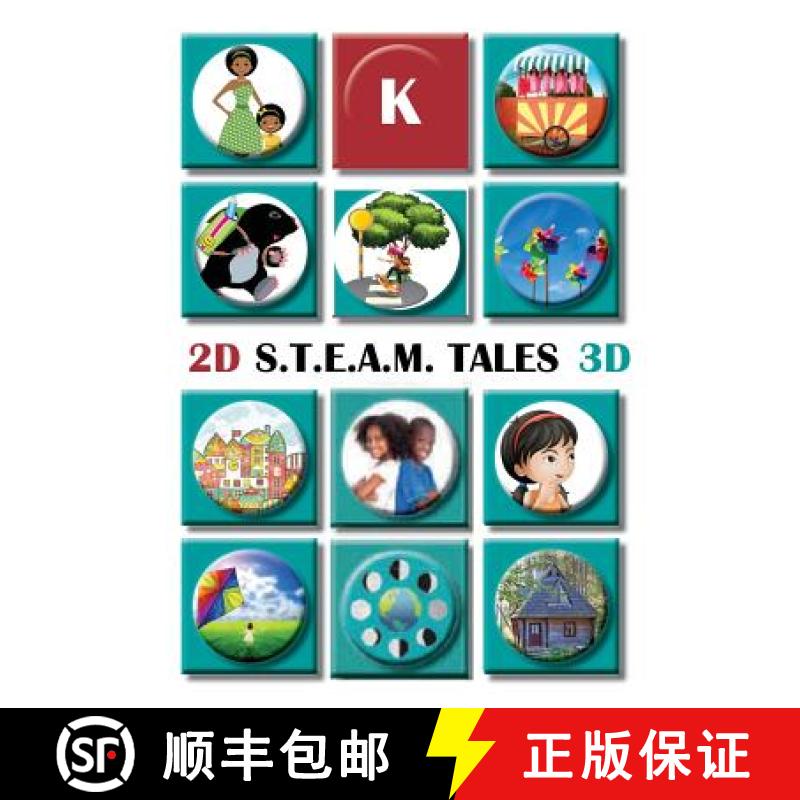 【3-4周达】Steam Tales: Read Aloud Stories for Kindergarten: Grade K [9781942357292]