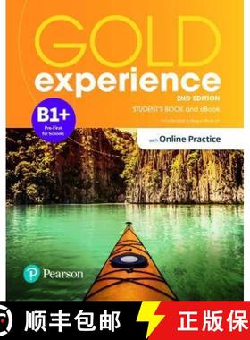 【3-4周达】Gold Experience 2ed B1+ Student's Book & eBook with Online Practice [9781292392837]