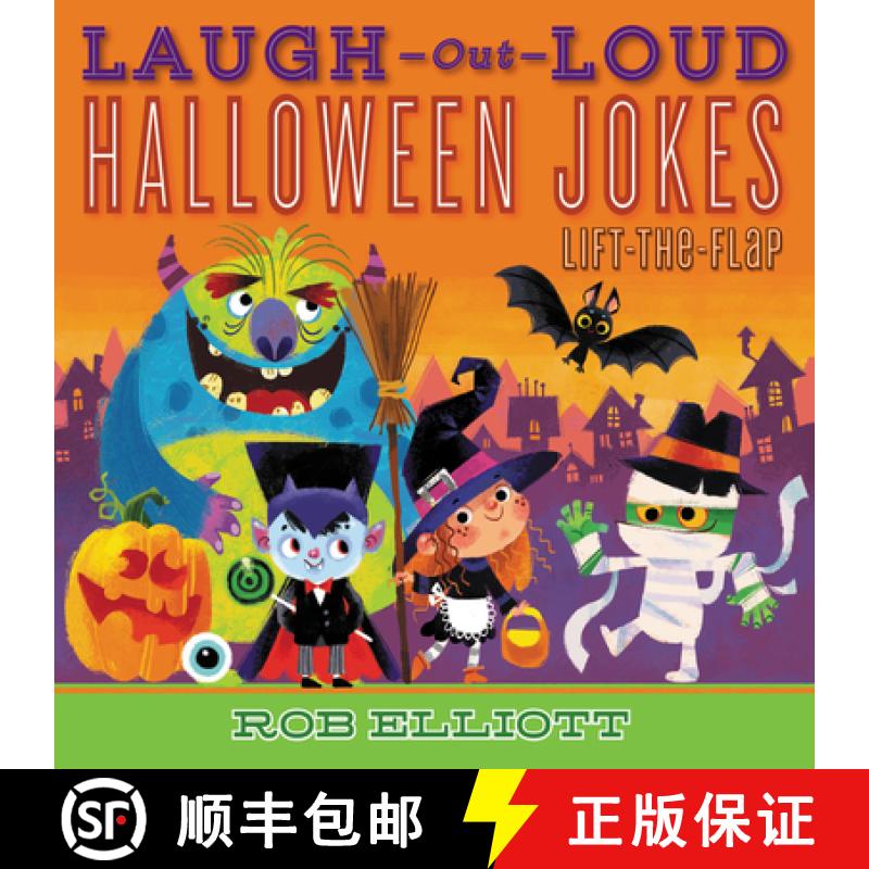【3-4周达】Laugh-Out-Loud Halloween Jokes: Lift-The-Flap [9780062845351]