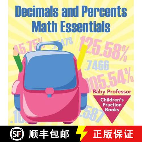 【3-4周达】Decimals and Percents Math Essentials: Children's Fraction Books [9781683263807]