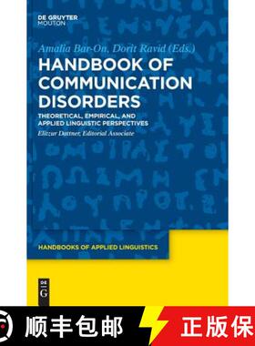 【3-4周达】Handbook of Communication Disorders: Theoretical, Empirical, and Applied Linguistic Perspe... [9781614516859]