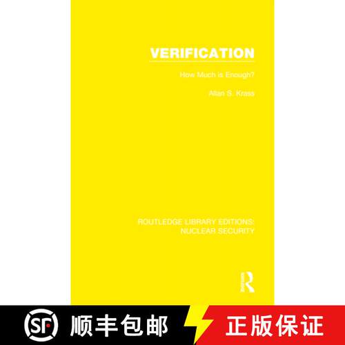 【3-4周达】精装 VERIFICATION (RLE, NUCLEAR SECURITY [9780367523404]