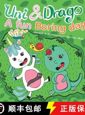预订 Uni & Drago - A fun Boring day - A fun book full of colors and imaginations for kids (Uni and Dr... [9781087895536]