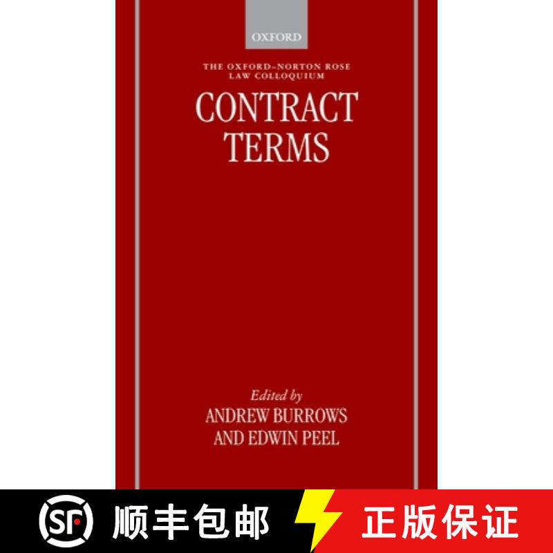 【2-3周达】Contract Terms [9780199229376]