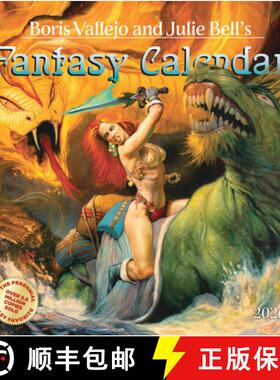 【3-4周达】Boris Vallejo and Julie Bell's Fantasy Wall Calendar 2026: A Year of Classic Images for 2026 [9781523531165]