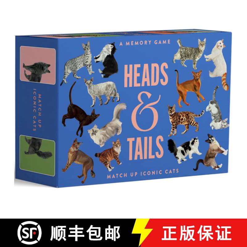【3-4周达】Heads & Tails: A Cat Memory Game Cards: Match up iconic cats [9781923049123]
