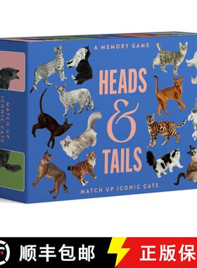 【3-4周达】Heads & Tails: A Cat Memory Game Cards: Match up iconic cats [9781923049123]