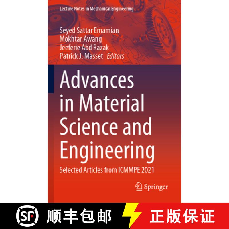 【3-4周达】Advances in Material Science and Engineering: Selected Articles from Icmmpe 2021 [9789811933066]