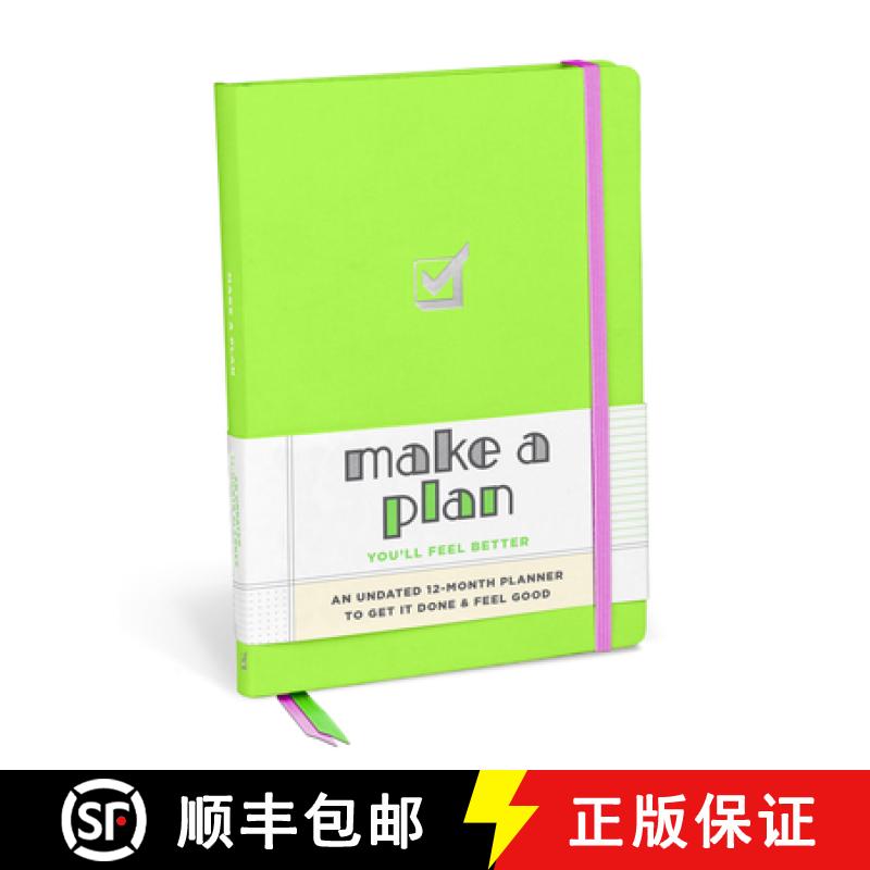预订 Make a Plan Undated Planner and Weekly Agenda Notebook [9781683493228]