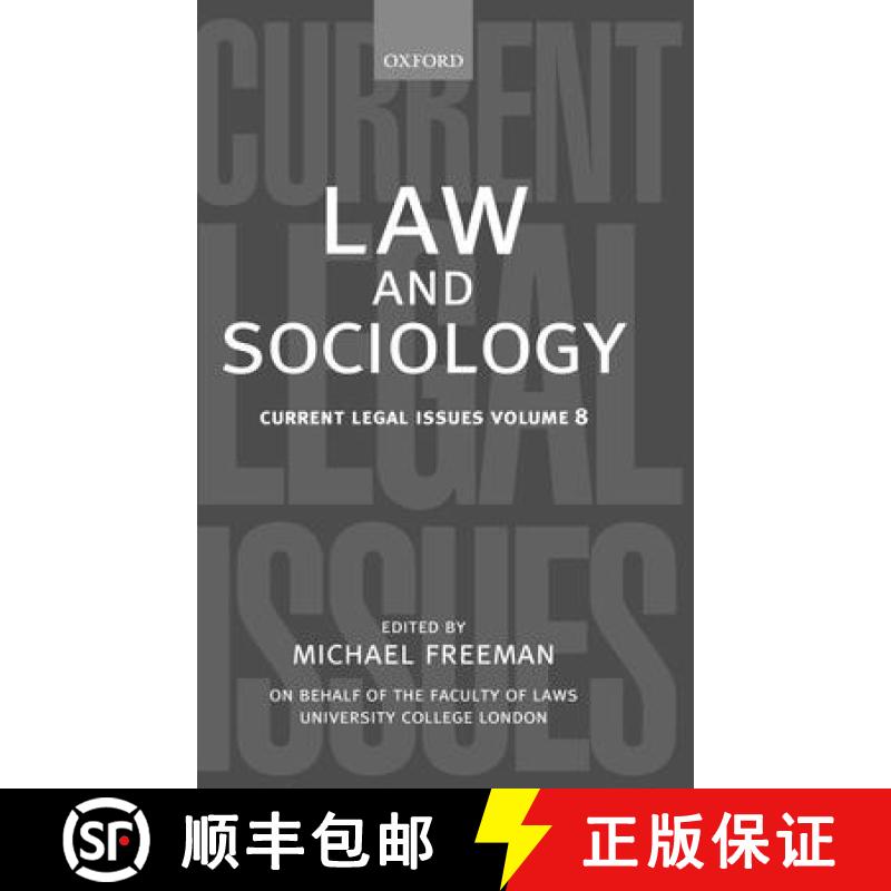 【3-4周达】Law and Sociology: Current Legal Issues Vol. 8 [9780199282548]