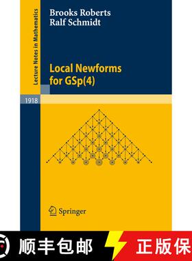 【3-4周达】Local Newforms for GSP(4) [9783540733232]