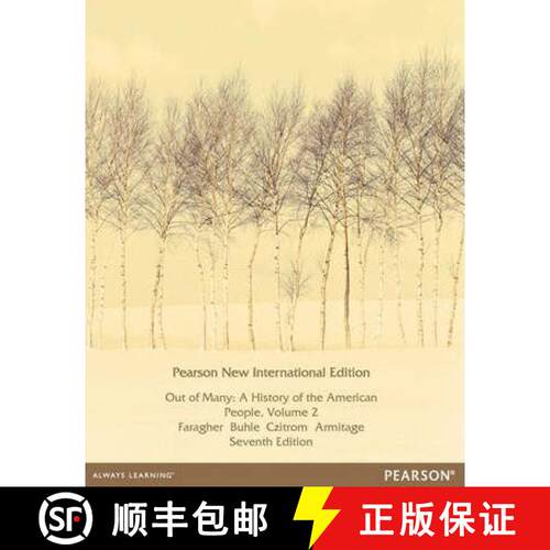 【3-4周达】Out of Many: A History of the American People, Volume 2: Pearson New International Edition [9781292027739]
