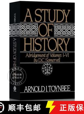 现货 汤因比：历史研究卷一 A Study of History: Abridgement of Volumes I-VI [9780195050806]