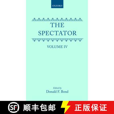 【3-4周达】精装 The Spectator: Volume Four [9780198186137]